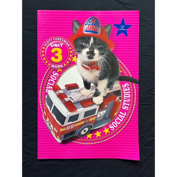 SCOTT FORESMAN Unit 1-6 Lot Social Studies GIANT Classroom Size 16x24 Books - Picture 11 of 16